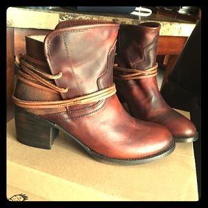 Freebird by Steven Leather boot booties